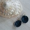 Blue shells earrings 3