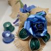 Light blue everlasting rose beadsnpods